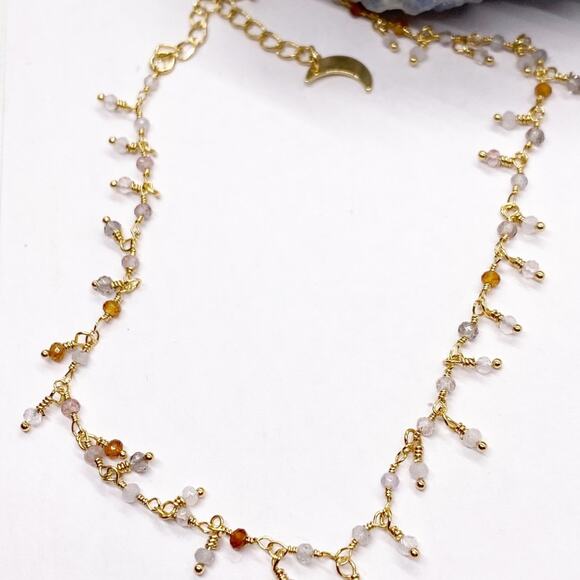 NEW FP x Luna Norte Mixed Stone Anklet Set - Picture 12 of 13